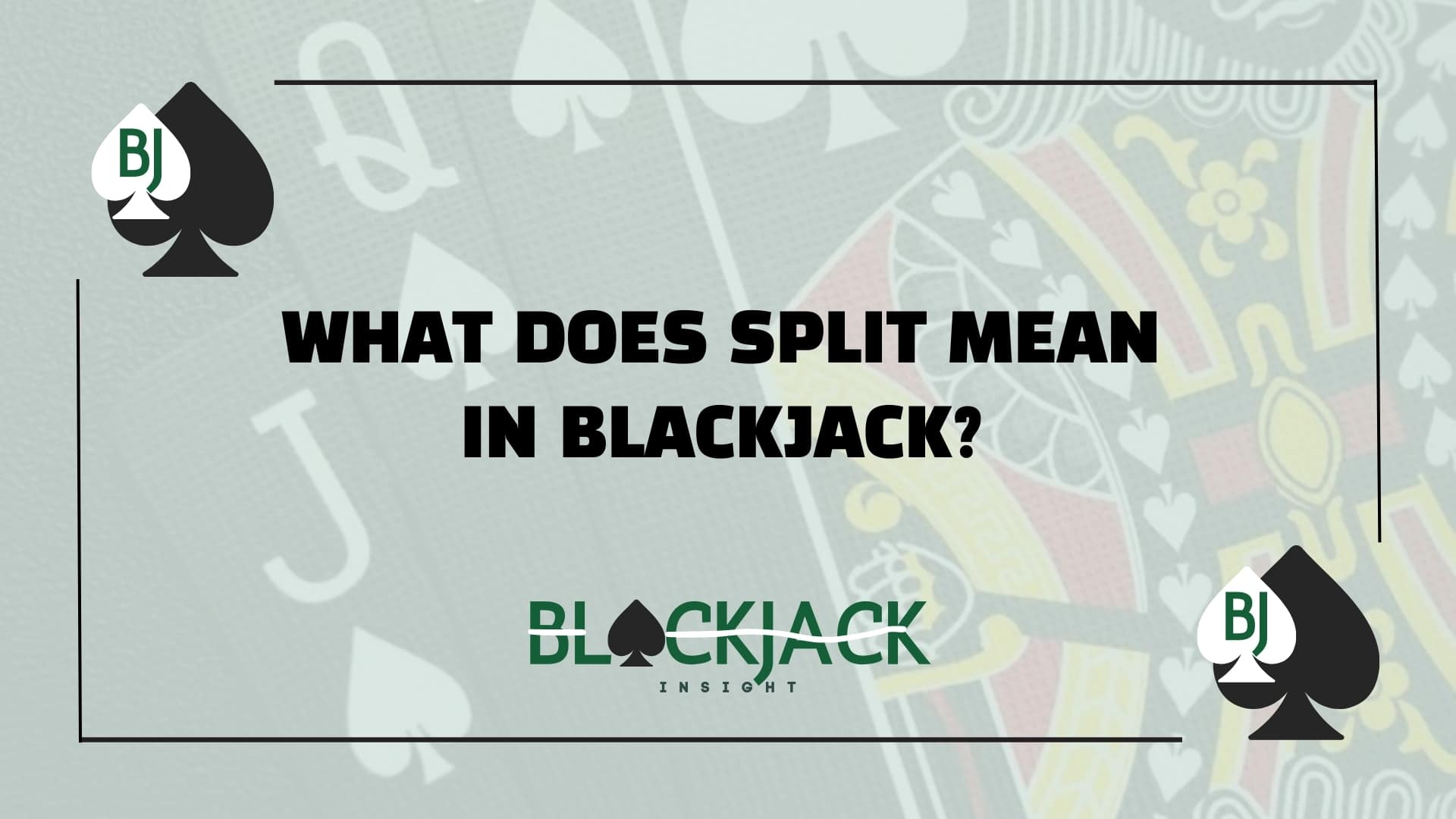 What Does Split Mean in Blackjack